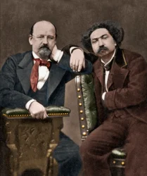 Emile Erckmann (1822-1899) og Alexandre Chatrian (1826-1890)