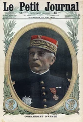 Første Verdenskrig 1914-1918 (Krig 14-18). Portræt af general Louis Ernest de Maud