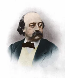 Gustave Flaubert (1821-1880), fransk forfatter, af Nadar.