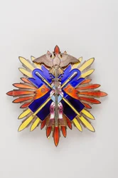Japan - Order of Golden Milan: 1. og 2. klasse plade - slutningen af det 19. århundrede