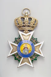 Kongeriget Sachsen - Sankt Henriks militærorden: insignier af det store kors - 1736-1918