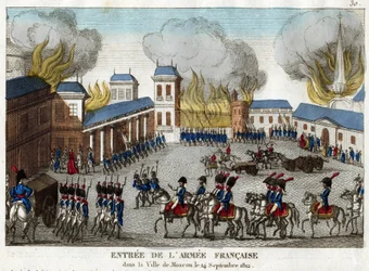 Erobringen af ​​Moskva af Napoleon I