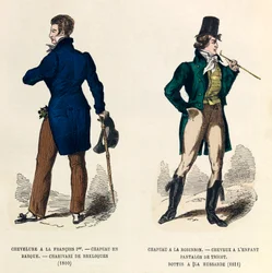 Mænds kostumer i 1810 og 1811 (kejser Napoleon I