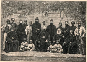 Monsignor Daniel Comboni (1831-1881) og missionærerne tog afsted med ham fra Kairo til Khartoum den 26. januar