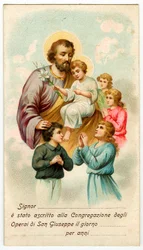 Fromme billede: Congregation of St Joseph Workers (chromolithography)