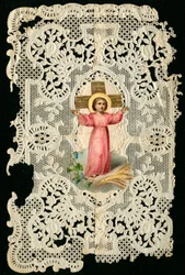 Fromt billede: Jesus-barn (kromolitografi)