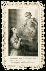 Fromt billede: Bøn til Jesus (gravering)
