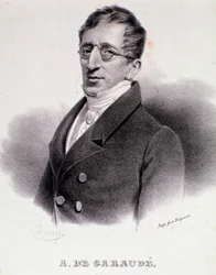 Portræt af Alexis de Garaude (1779-1852) fransk komponist. 19. århundrede.