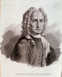 Portræt af Benedetto Marcello (gravering)