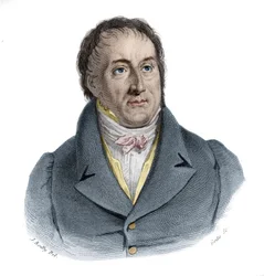 Portræt af Francois-Antoine (Francois Antoine) Jecker (1765-1834), fransk ingeniør i "Portrætter og historie af nyttige mænd: mænd og kvinder i alle lande og af alle forhold, der erhvervede rettigheder til anerkendelse af mænd" udgivet og udbredt