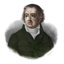 Portræt af Francois Alexandre Frederic de La Rochefoucauld, hertug af Liancourt, derefter hertug af La Rochefoucauld (Rochefoucauld-Liancourt) (1747-1827) i "" Portrætter og historie af nyttige mænd: mænd og kvinder i alle lande og alle forhold, der har