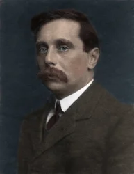 Portræt af H. G. Wells - Herbert George Wells 1866-1946