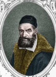 Portræt af Jacopo Palma il Vecchio (gammel eller gammel