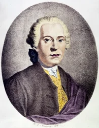 Portræt af Johan Adolf Hasse (1699-1783) barokkomponist Gravering af det 18. århundrede Privat samling