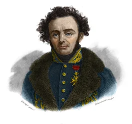 Portræt af Joseph Paul Gaimard, fransk naturforsker (1796-1858) i "Portrætter og historie af nyttige mænd: mænd og kvinder i alle lande og alle forhold, som har erhvervet rettigheder til anerkendelse af mænd" udgivet og formidlet af Society M