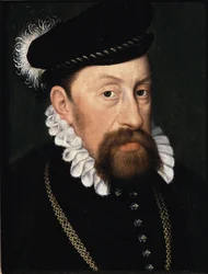 Portræt af Maximilien II, kejser af det hellige germanske rige (olie på lærred)