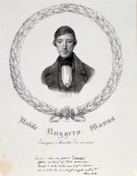 Portræt af Ruggero Manna (litografi)