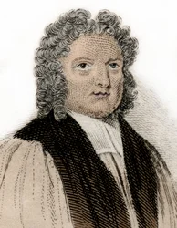 Portræt af eveque af Rochester Francis Atterbury (1663-1732), mand af bogstaver og politiker. Indgravering af det 19. århundrede. Milanese