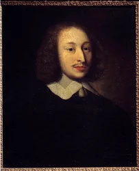 Formodet portræt af Blaise Pascal (1623-1662) lærd og forfatter Anonym maleri. 17. århundrede søn. 0,6x0,81 m Paris, Musee Carnavalet