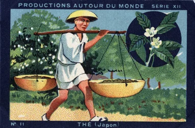 Produktioner over hele verden: I Japan. 1933 kromolitografi i "" Joseph-Milliat Album""