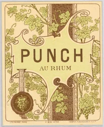 Reklame for rumpunch-alkohol (slutningen af det 19. århundrede)