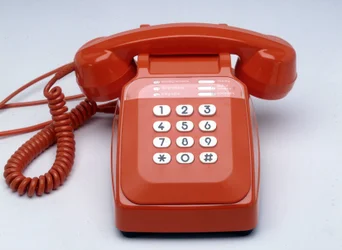 S63 orange plastik nøgletelefon