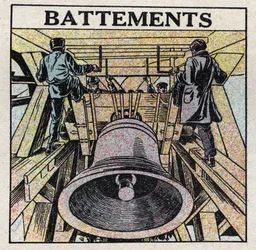 Lydenergi: interferens af lyde, der observeres, mens du lytter til en humlebi. Anonym illustration fra 1925. Privat samling.
