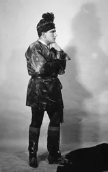 Tenor Miguel Fleta ved premieren på Giacomo Puccinis Turandot i Teatro alla Scala i Milano, april