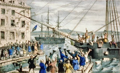 The Boston Tea Party: Tea Destruction i Boston Harbor