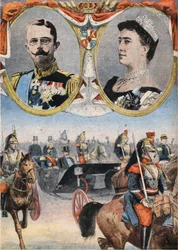 Frankrigs hotteste: Kong Gustav V (1858-1950) og Dronning af Suede Victoria (Viktoria de Bade)