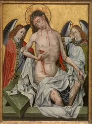Smertensmanden, ca. 1430 (olie på panel)