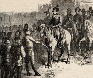 Anholdelsen af ​​Lafayette (Gilbert du Motier, Marquis de La Fayette