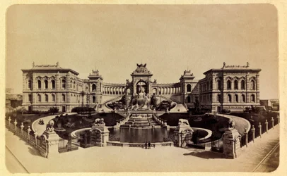 Byen Marseille og dens omgivelser omkring 1885 -1890: Lonchamp Palace (Museum of Fine Arts), Privat samling