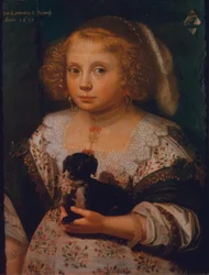 Børneportræt af Anna Constantia de Beijwegh