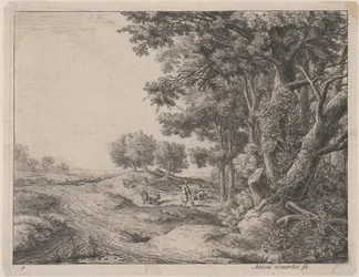 En bonde med skovl, 1600-tallet.
