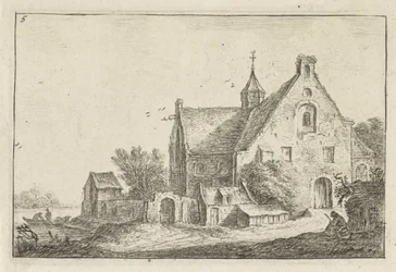 Landsbykirke ved vandet Landskaber med bygninger (serietitel)