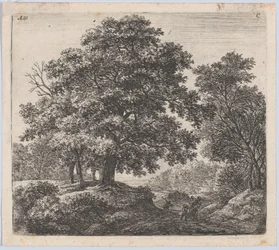Mor og tre børn, 1600-tallet.