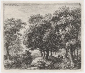 Skovvejen Les Deux Cavaliers, 1600-tallet.
