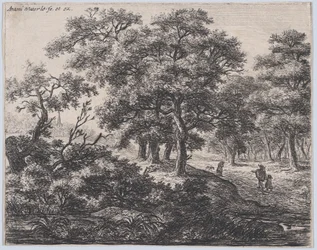De fire træer, 1600-tallet.