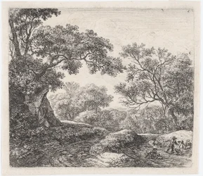 Tre drenge og deres hunde L’Allée i Bois, det 17. århundrede.