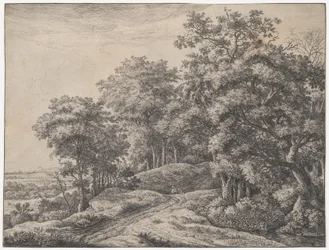 Two Men in a Hollow, 1600-tallet.