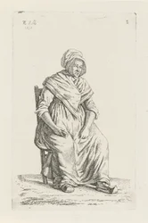 Siddende bondekone fra Vallonien Landmænd og kvindelige landmænd fra Det Forenede Kongerige Holland (serietitel)