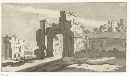 Ruinerne af den store sal i Caracalla-badene, Rom