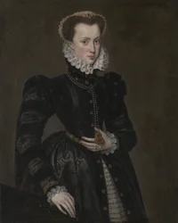 Portræt af en hofdame, 1560-70