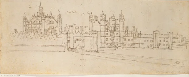 Kapellet og porthuset i Hampton Court Palace, c1550-1560