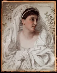 Alcestis: Et portræt af Lady Donaldson, 1877