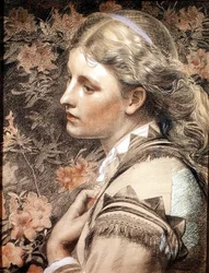 Portræt af Mary Sandys