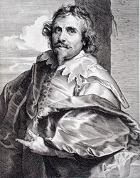 Daniel Mytens (c.1590-c.1647), graveret af Paulus Pontius (1603-58) (stik)