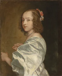 Portræt af Margaret Lemon (olie på lærred)