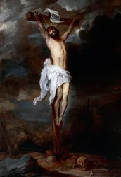 Crucifixion, ca 1621-1625, af Anton van Dyck (1599-1641), olie på lærred